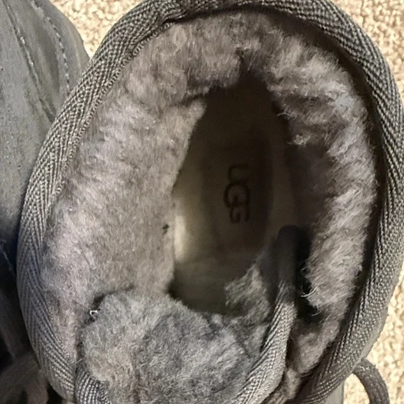 UGG Kids Dark Gray Boots - Picture 5 of 6